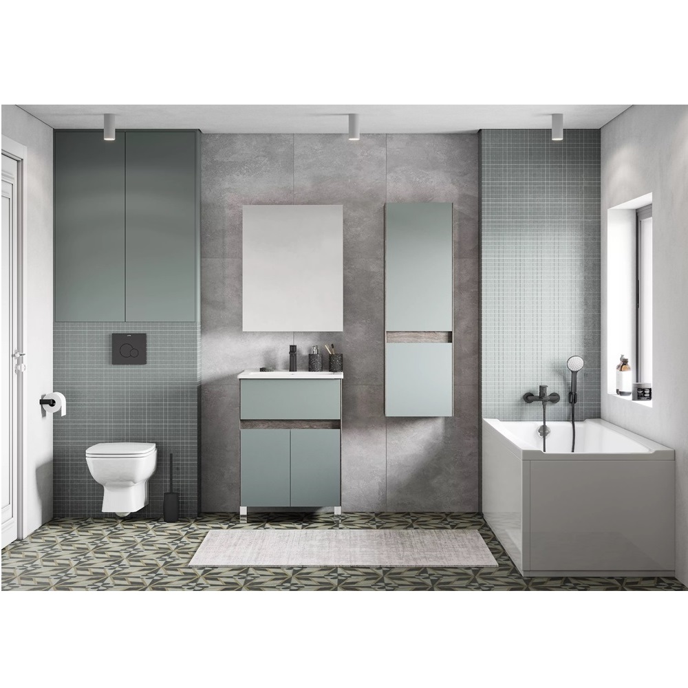 Тумба напольная Aquaton Форест 60 с раковиной Элина Дуб рошелье / Сумеречный голубой 1A2782K0FR9C0 Тумба напольная Aquaton Форест 60 с раковиной Элина Дуб рошелье / Сумеречный голубой 1A2782K0FR9C0 — изображение 4