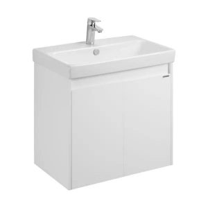 Тумба подвесная Aquaton Сканди Doors 70 с раковиной Адриана Белый 1A2789K0SD010