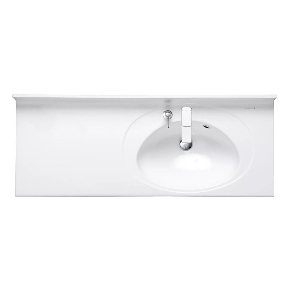 Раковина подвесная Aquaton Hotel 118 Белый глянцевый 1A70103NOT01R Раковина подвесная Aquaton Hotel 118 Белый глянцевый 1A70103NOT01R — изображение 2