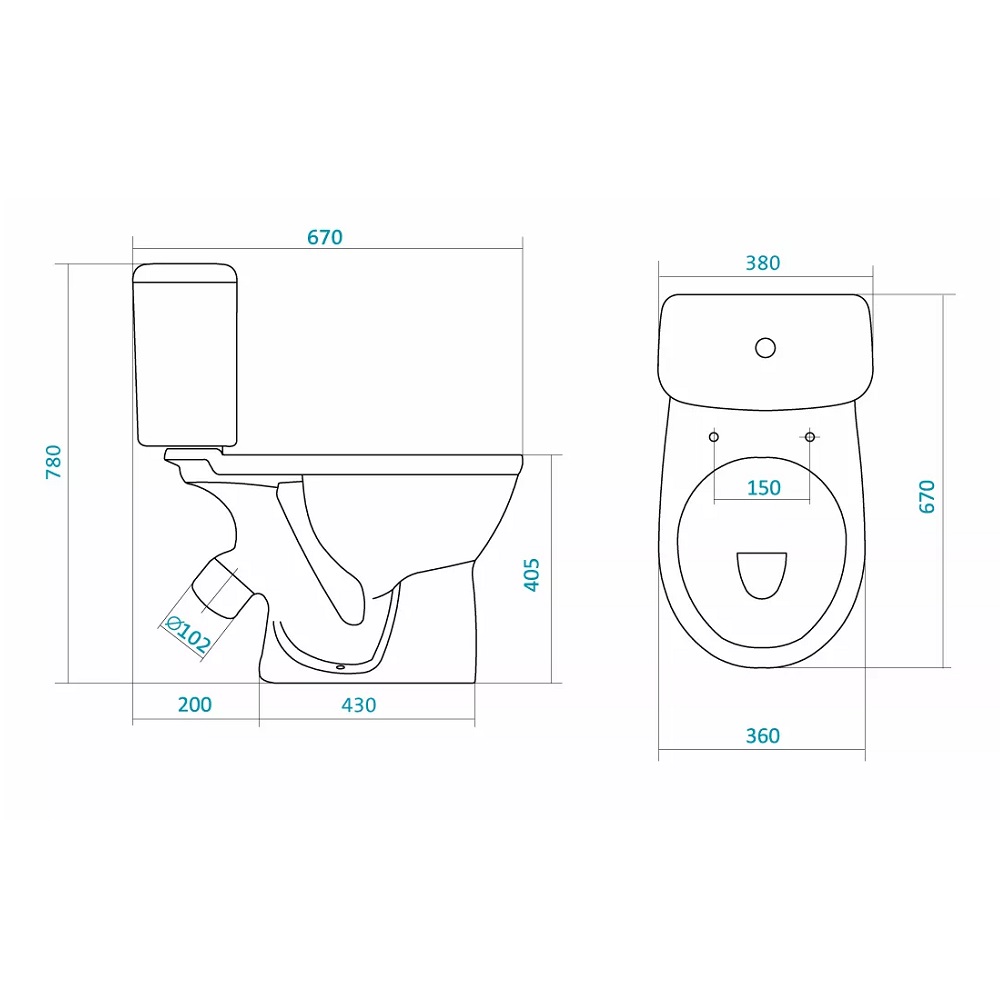 Унитаз-компакт Santek Бореаль Белый глянцевый 1WH302143 Унитаз-компакт Santek Бореаль Белый глянцевый 1WH302143 — изображение 5