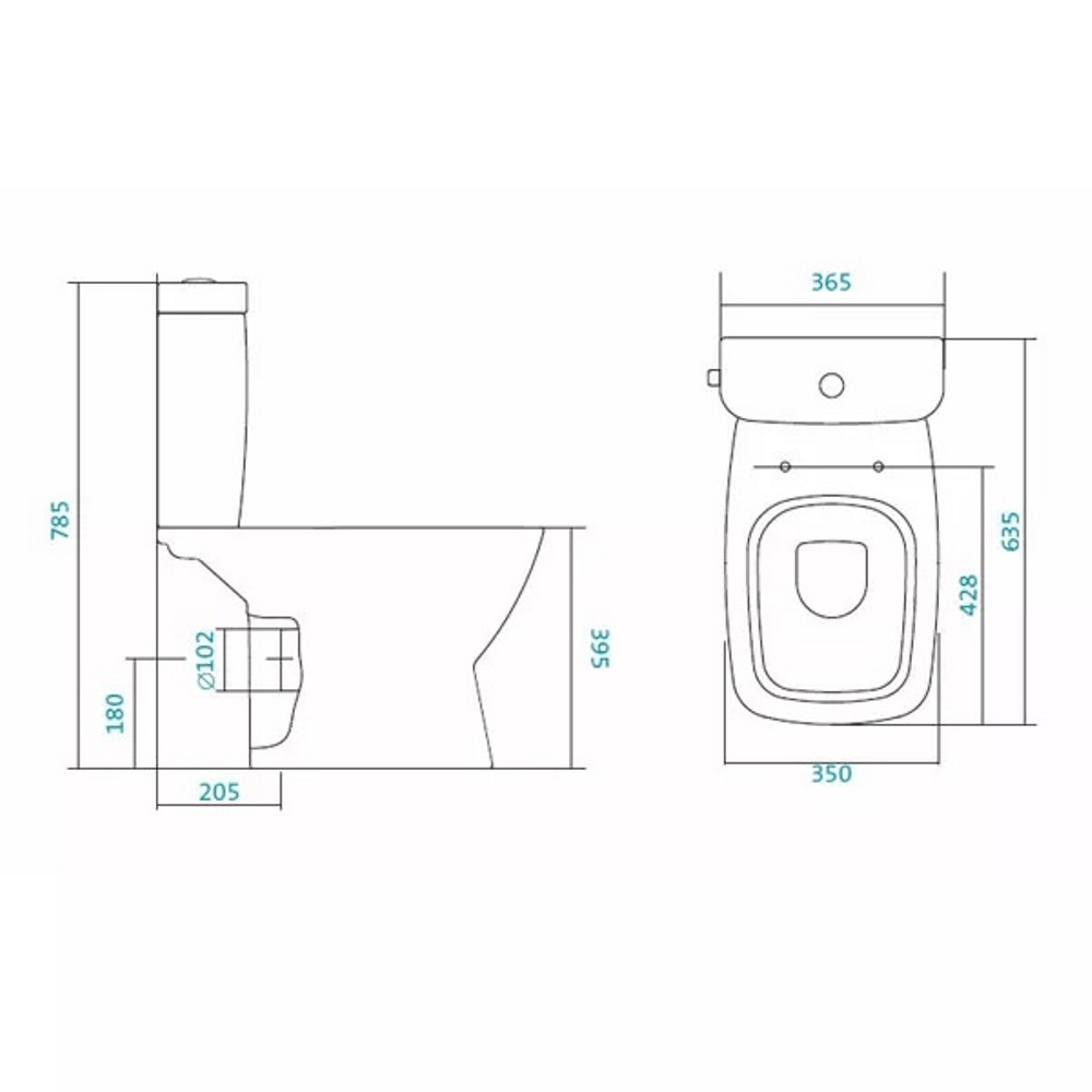 Унитаз-компакт Santek Нео Белый глянцевый 1WH302194 Унитаз-компакт Santek Нео Белый глянцевый 1WH302194 — изображение 5