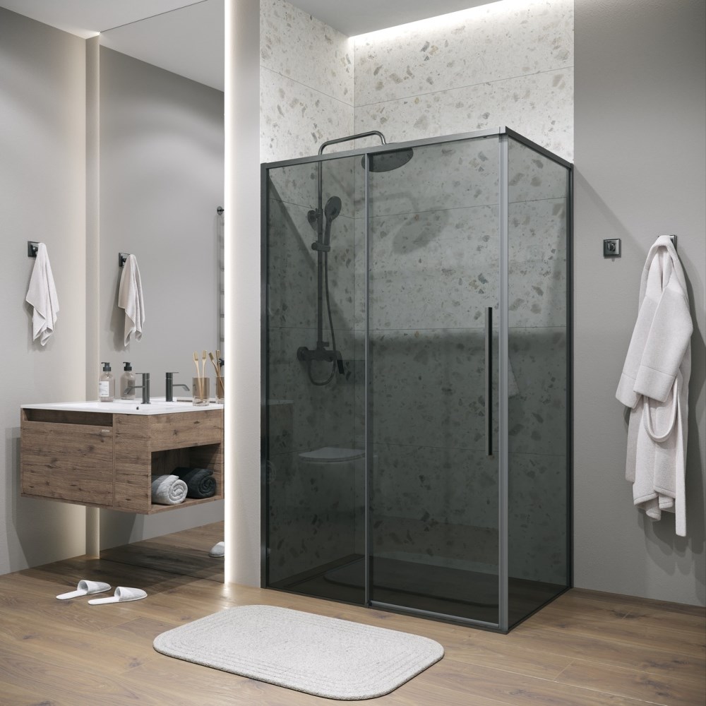 Душевая стенка Grossman Galaxy 80 Графит / Тонированное 200.K33.01.80.42.10 Душевая стенка Grossman Galaxy 80 Графит / Тонированное 200.K33.01.80.42.10 — изображение 3