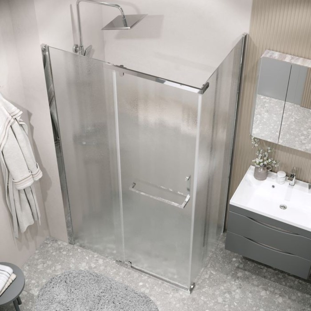 Душевая стенка Grossman Pragma 100 Хром / Шиншила 200.K33.03.100.10.02 Душевая стенка Grossman Pragma 100 Хром / Шиншила 200.K33.03.100.10.02 — изображение 3