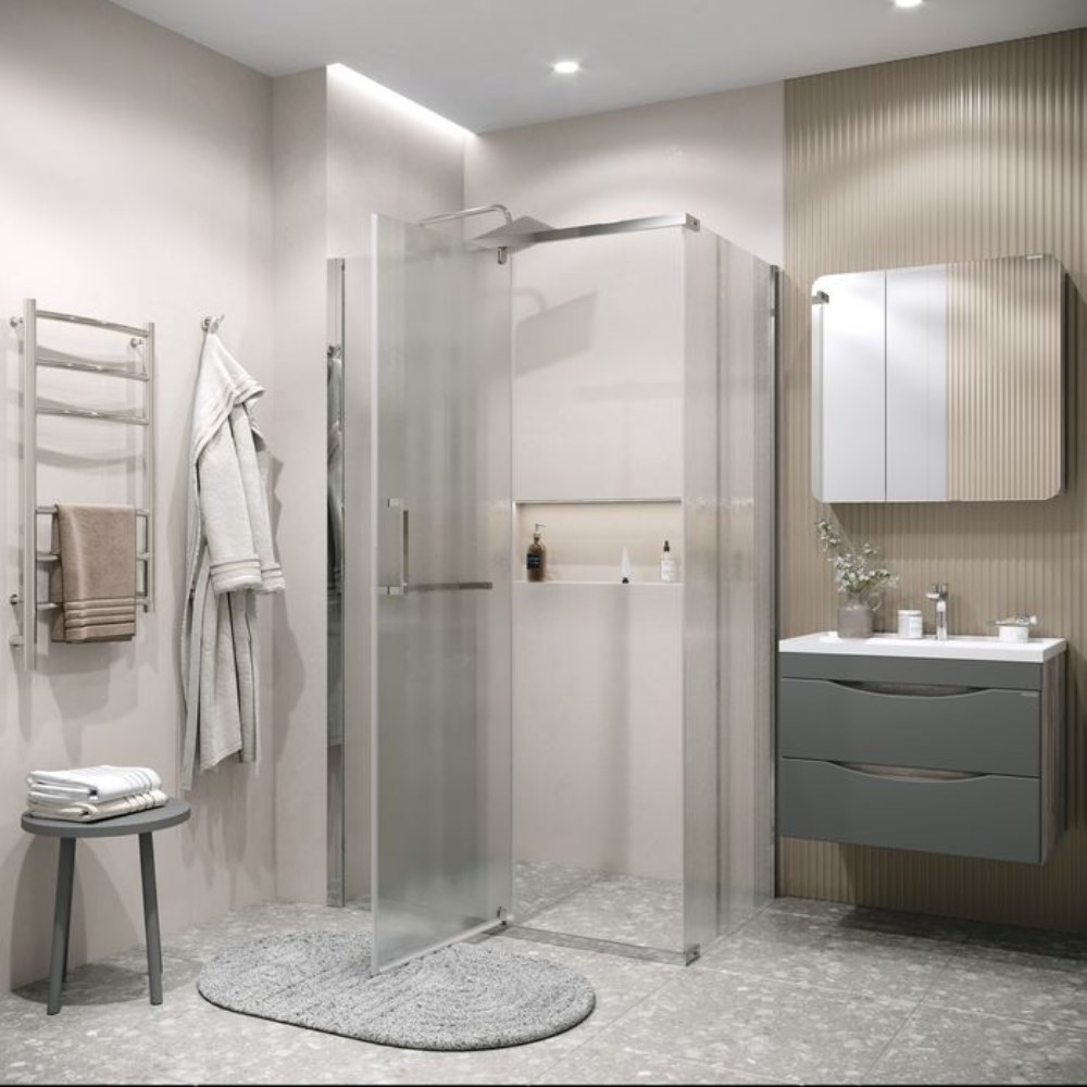 Душевая стенка Grossman Pragma 100 Хром / Шиншила 200.K33.03.100.10.02 Душевая стенка Grossman Pragma 100 Хром / Шиншила 200.K33.03.100.10.02 — изображение 4