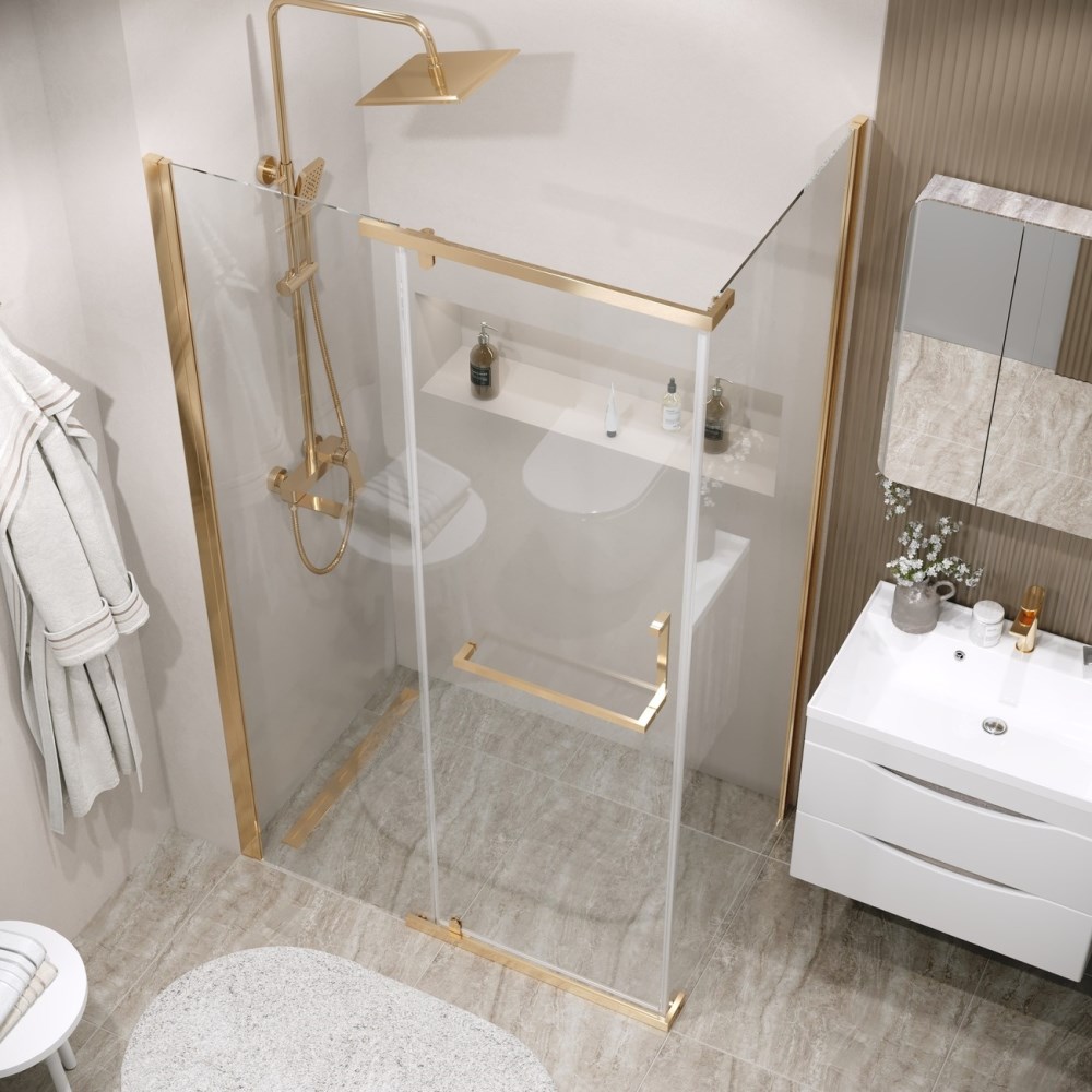 Душевая стенка Grossman Pragma 80 Золото / Прозрачное 200.K33.03.80.32.00 Душевая стенка Grossman Pragma 80 Золото / Прозрачное 200.K33.03.80.32.00 — изображение 4
