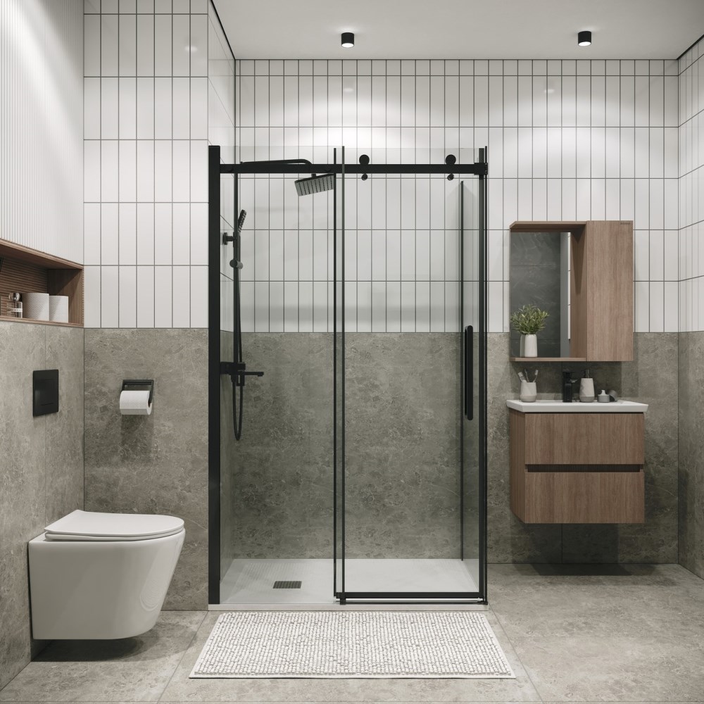 Душевая стенка Grossman Classic 80 Графит / Прозрачное 200.K33.04.80.42.00 Душевая стенка Grossman Classic 80 Графит / Прозрачное 200.K33.04.80.42.00 — изображение 3