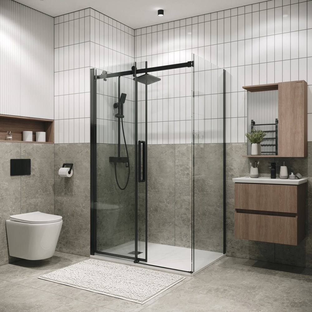 Душевая стенка Grossman Classic 80 Графит / Прозрачное 200.K33.04.80.42.00 Душевая стенка Grossman Classic 80 Графит / Прозрачное 200.K33.04.80.42.00 — изображение 4