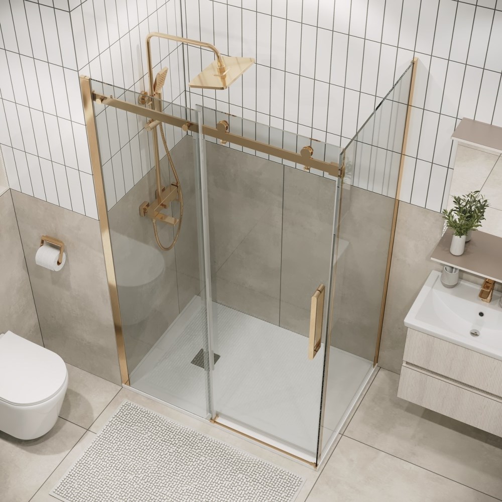 Душевая стенка Grossman Classic 90 Золото / Прозрачное 200.K33.04.90.32.00 Душевая стенка Grossman Classic 90 Золото / Прозрачное 200.K33.04.90.32.00 — изображение 4