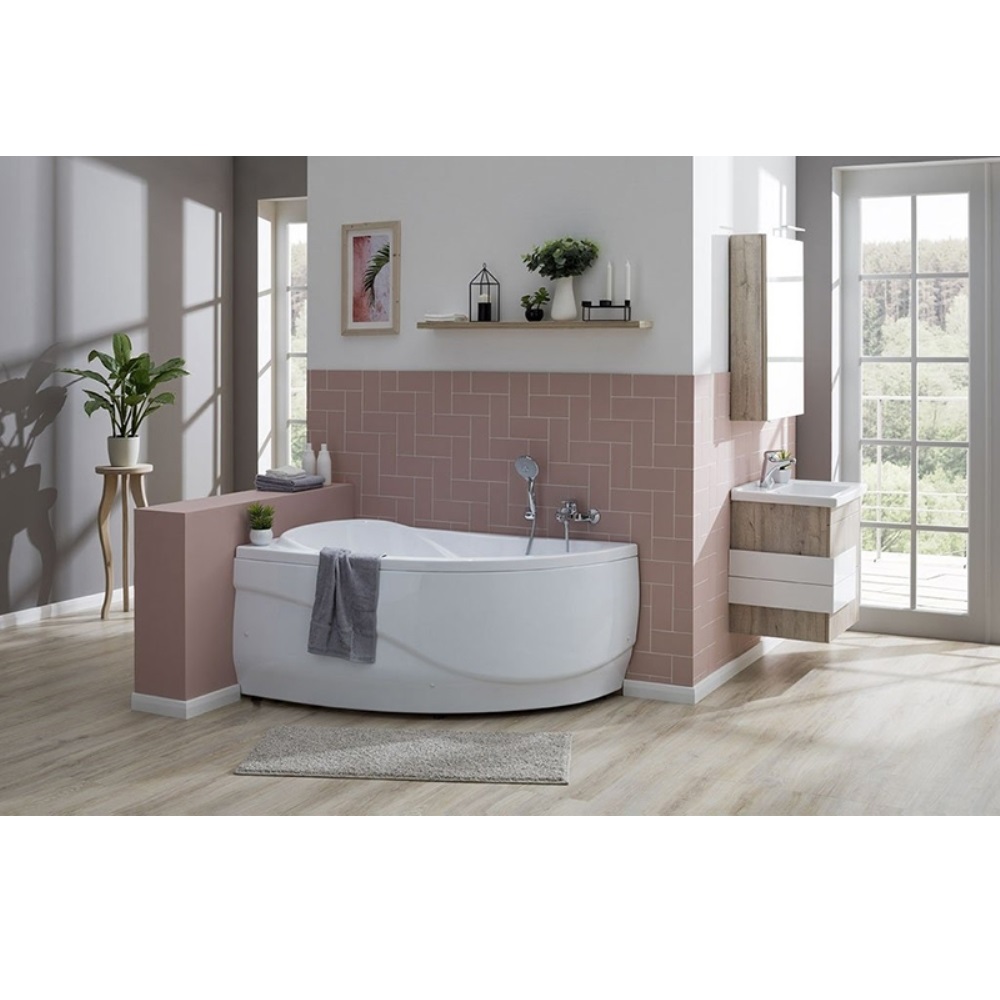 Ванна акриловая Aquanet Maldiva 150х90 левая Белый 204001 Ванна акриловая Aquanet Maldiva 150х90 левая Белый 204001 — изображение 3