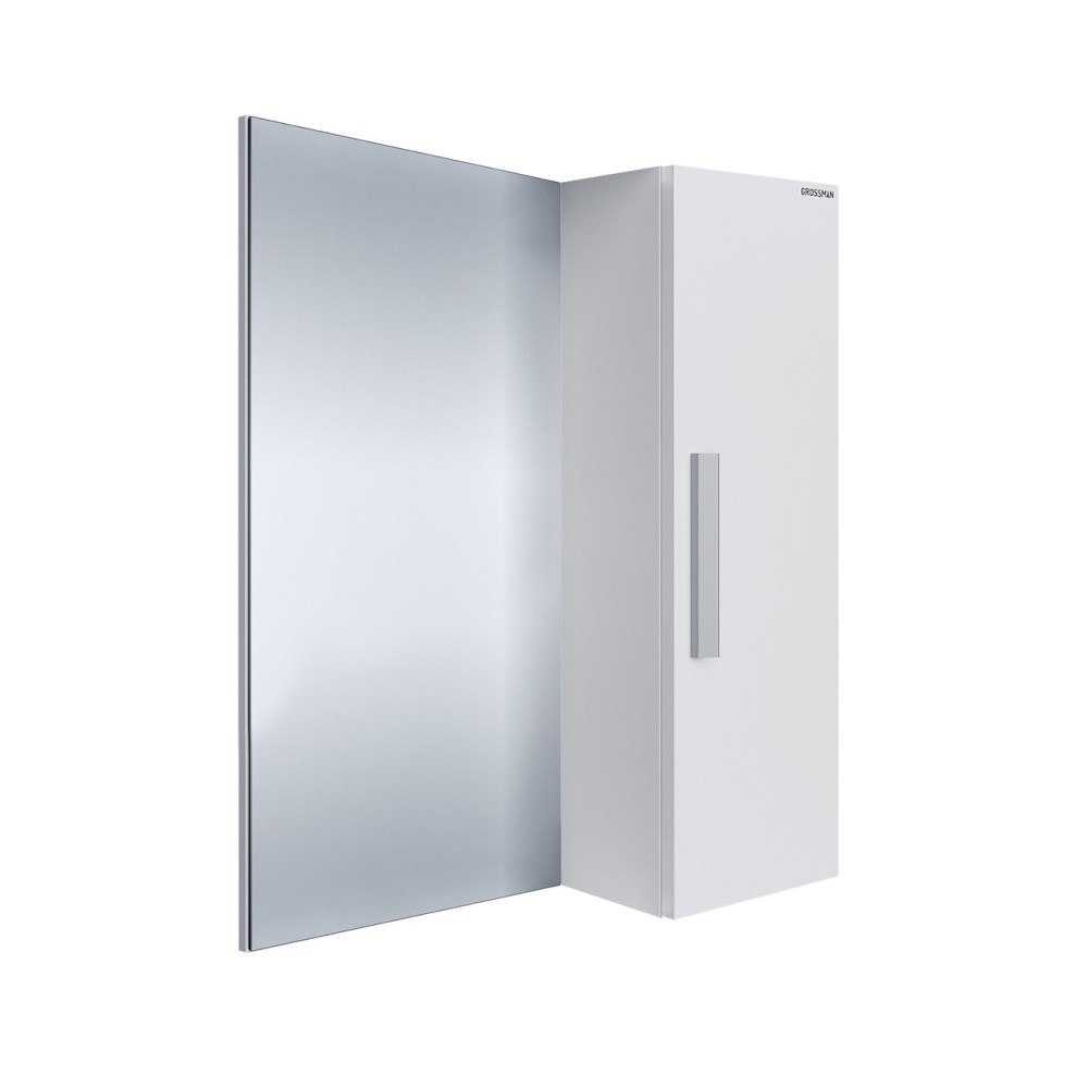 Шкаф зеркальный Grossman Нео 50 Белый глянцевый 205021 Шкаф зеркальный Grossman Нео 50 Белый глянцевый 205021