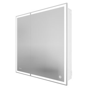 Шкаф зеркальный Grossman Меркадо 80 правый с LED подсветкой Белый 208010