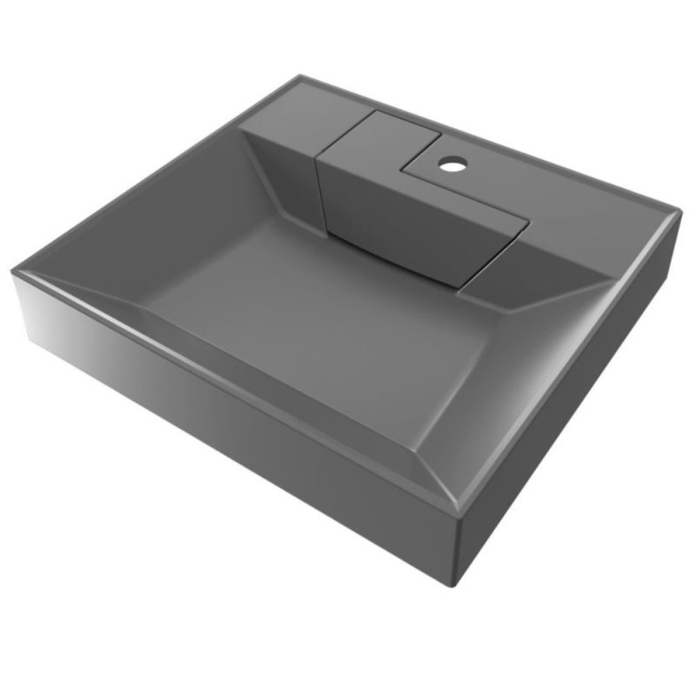 Раковина над стиральной машиной Uperwood Top 60 Серый матовый 2091021040 Раковина над стиральной машиной Uperwood Top 60 Серый матовый 2091021040