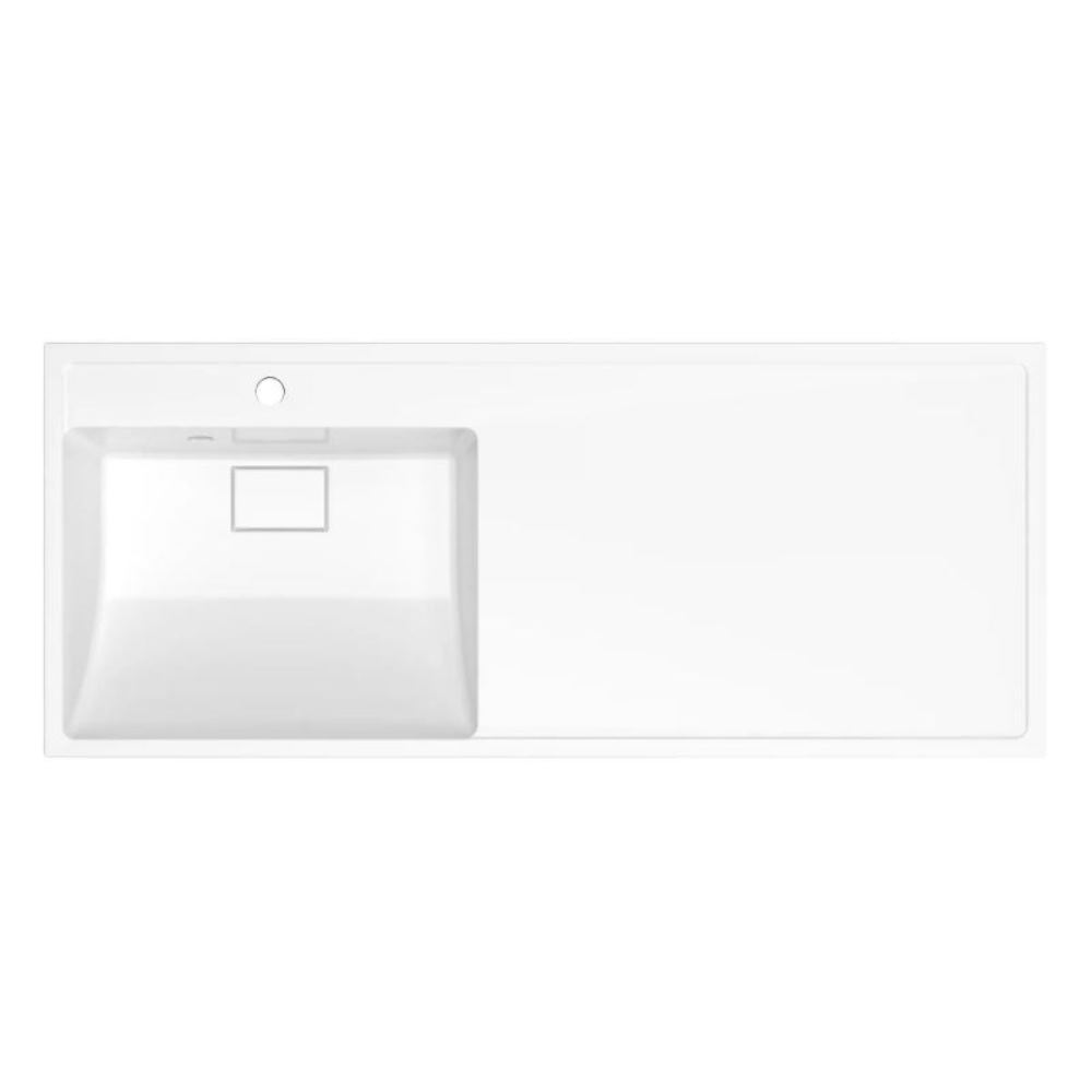 Раковина над стиральной машиной Uperwood Magenta 120 левая Белый глянцевый 2490000010 Раковина над стиральной машиной Uperwood Magenta 120 левая Белый глянцевый 2490000010 — изображение 2