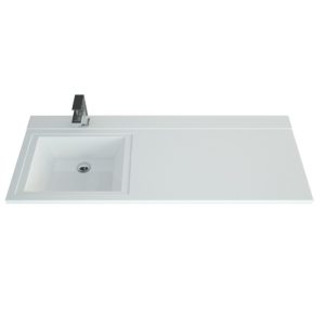 Раковина над стиральной машиной Uperwood Cosmos 120 левая Белый глянцевый 291020411 Раковина над стиральной машиной Uperwood Cosmos 120 левая Белый глянцевый 291020411