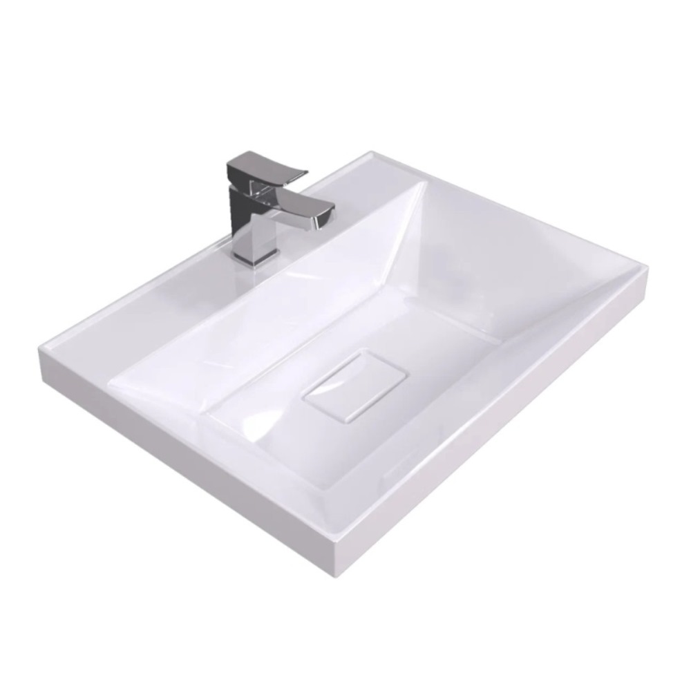 Раковина на мебель Uperwood Classic New 50 Белый глянцевый 2910210024 Раковина на мебель Uperwood Classic New 50 Белый глянцевый 2910210024