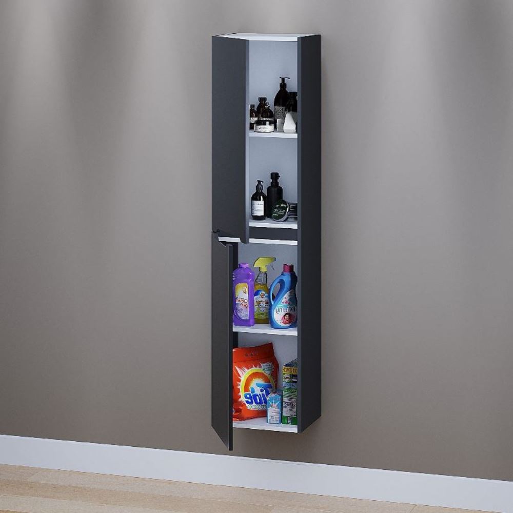 Пенал подвесной Uperwood Tanos 33 левый Черный матовый 2910210257 Пенал подвесной Uperwood Tanos 33 левый Черный матовый 2910210257 — изображение 2