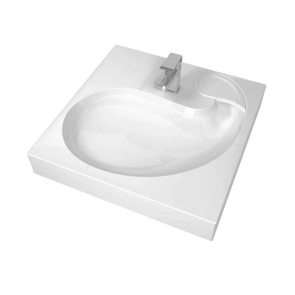 Раковина над стиральной машиной Uperwood Comforty 60 Белый 291021038 Раковина над стиральной машиной Uperwood Comforty 60 Белый 291021038