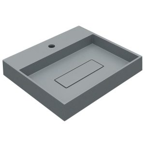 Раковина накладная Uperwood Tanos Quartz 50 Серый матовый 291030049