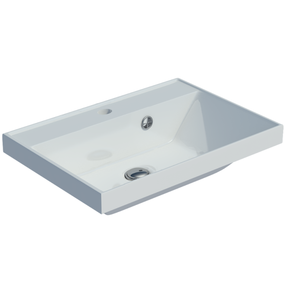 Раковина на мебель Uperwood Classic 49,7 Белый глянцевый 2911020335 Раковина на мебель Uperwood Classic 49,7 Белый глянцевый 2911020335