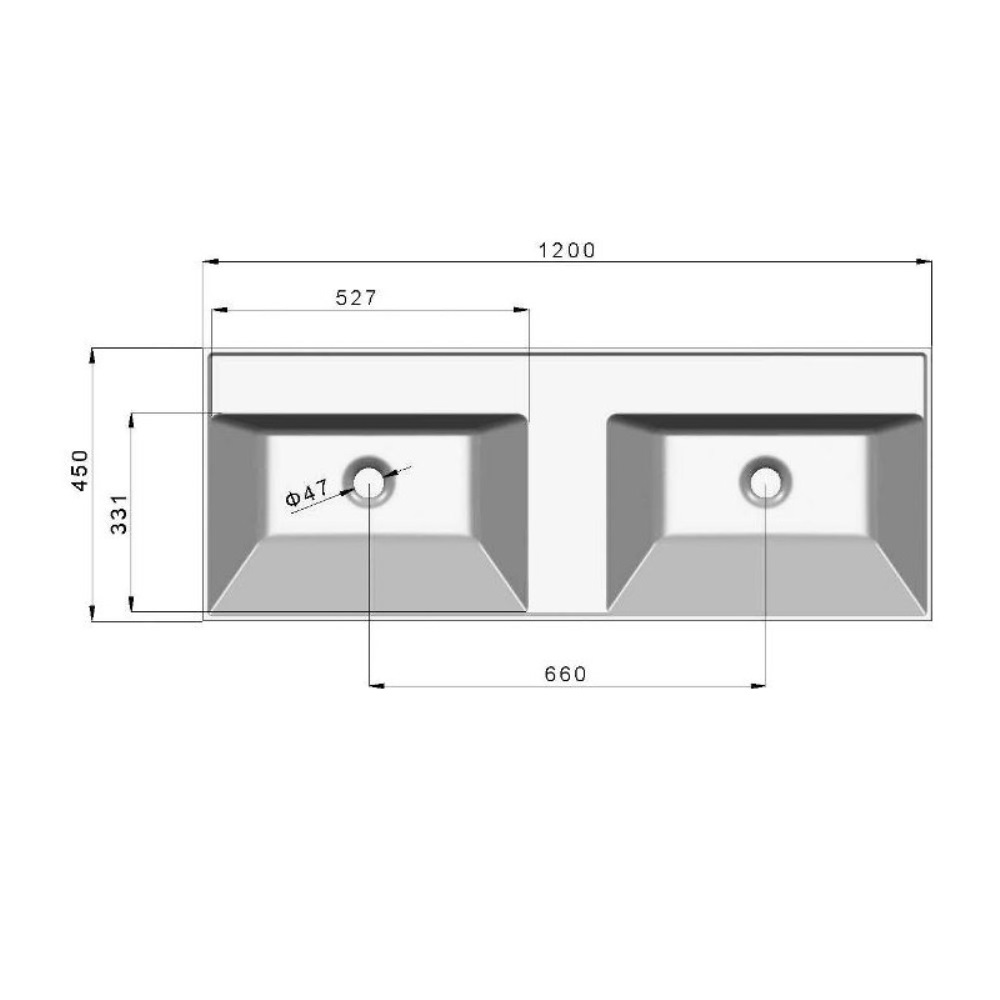 Раковина двойная Uperwood Classic 120 Белый глянцевый 2911020336 Раковина двойная Uperwood Classic 120 Белый глянцевый 2911020336 — изображение 4