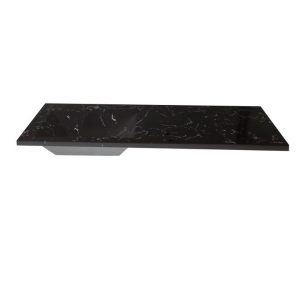 Раковина над стиральной машиной Uperwood Марсал 120 левая Черный мрамор 291120412 Раковина над стиральной машиной Uperwood Марсал 120 левая Черный мрамор 291120412