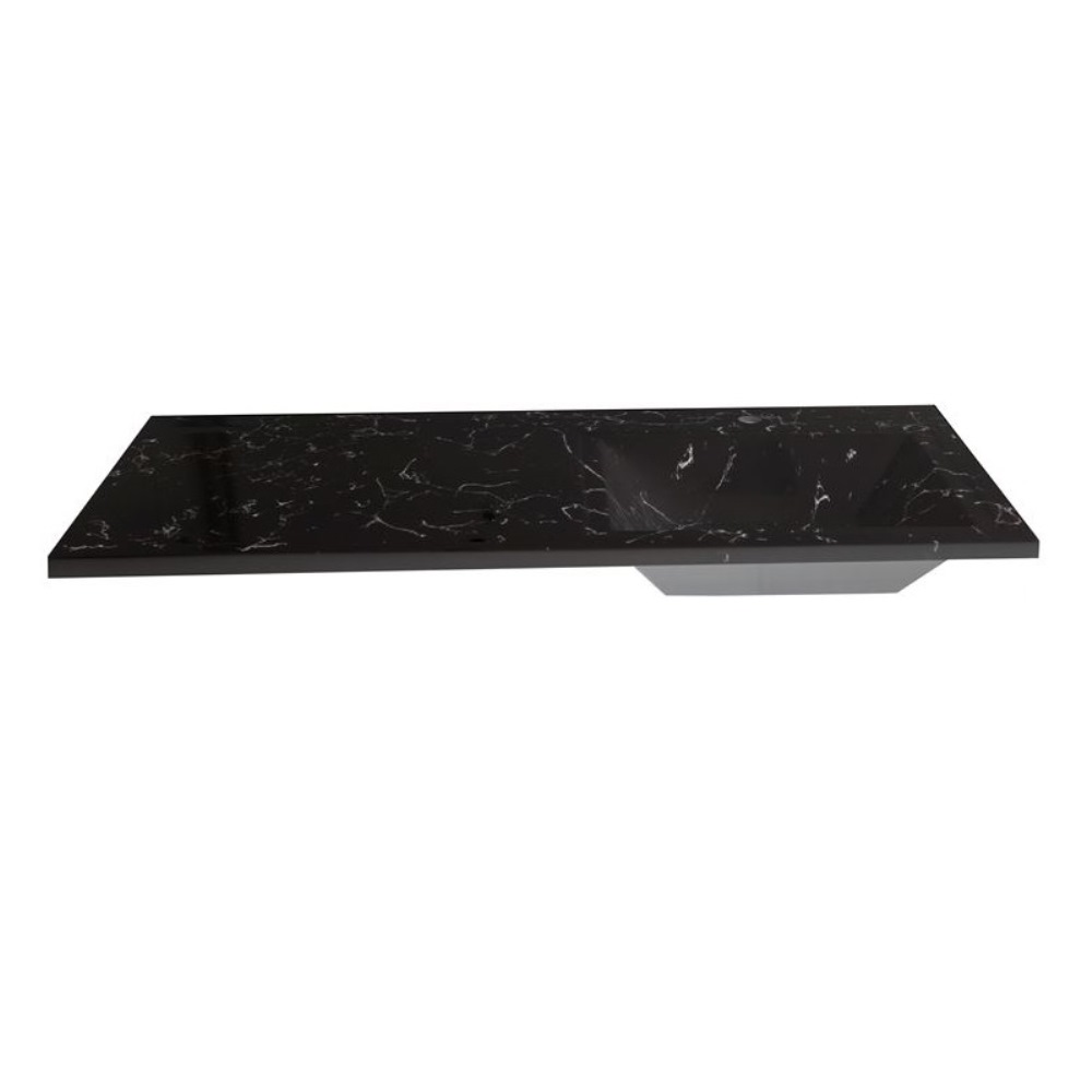 Раковина над стиральной машиной Uperwood Марсал 120 правая Черный мрамор 291120413 Раковина над стиральной машиной Uperwood Марсал 120 правая Черный мрамор 291120413