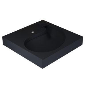 Раковина над стиральной машиной Uperwood Comforty 60 Черный матовый 2930205138 Раковина над стиральной машиной Uperwood Comforty 60 Черный матовый 2930205138