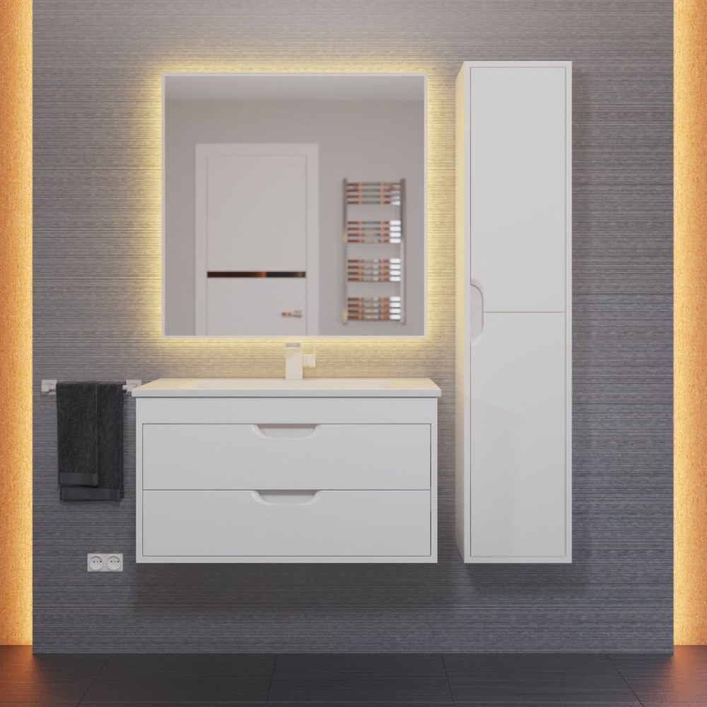 Пенал подвесной Uperwood Modul 33 Белый матовый 2930205201 Пенал подвесной Uperwood Modul 33 Белый матовый 2930205201 — изображение 3