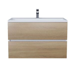 Тумба подвесная Uperwood Barsa 80 Белый / Дуб сонома 293020532