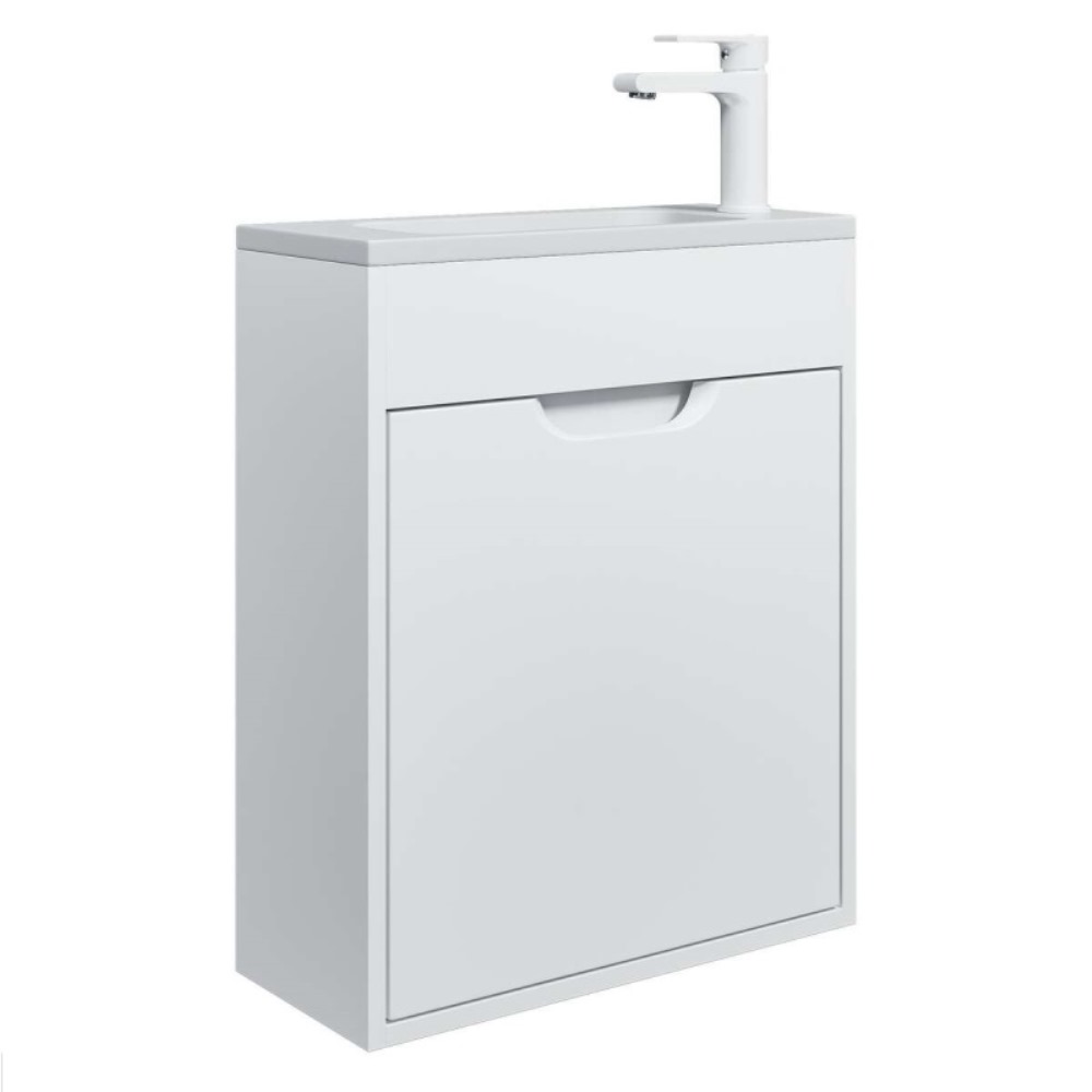 Тумба подвесная Uperwood Modul 50 правая Белый матовый 2930205358 Тумба подвесная Uperwood Modul 50 правая Белый матовый 2930205358