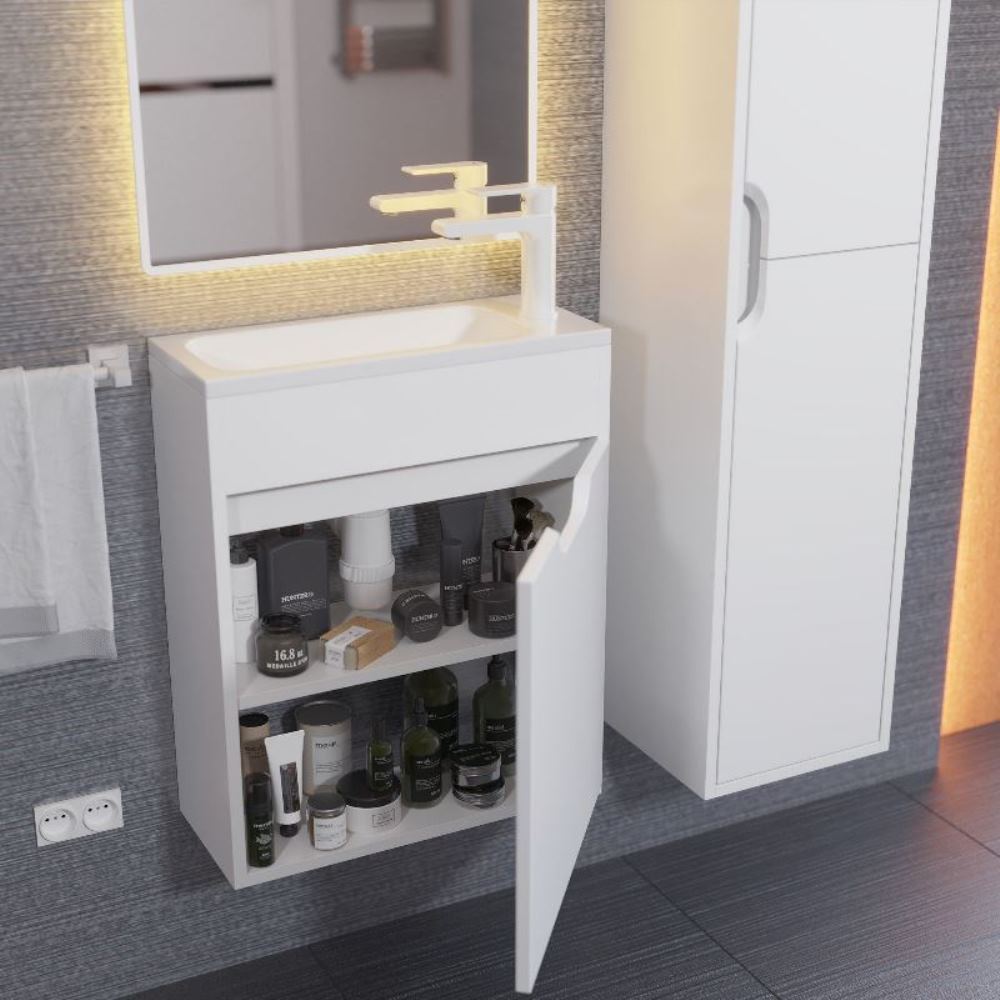 Тумба подвесная Uperwood Modul 50 правая Белый матовый 2930205358 Тумба подвесная Uperwood Modul 50 правая Белый матовый 2930205358 — изображение 2