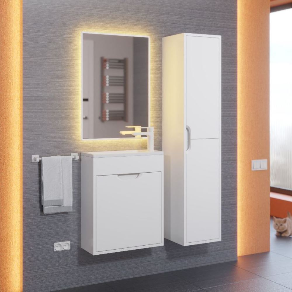 Тумба подвесная Uperwood Modul 50 правая Белый матовый 2930205358 Тумба подвесная Uperwood Modul 50 правая Белый матовый 2930205358 — изображение 3