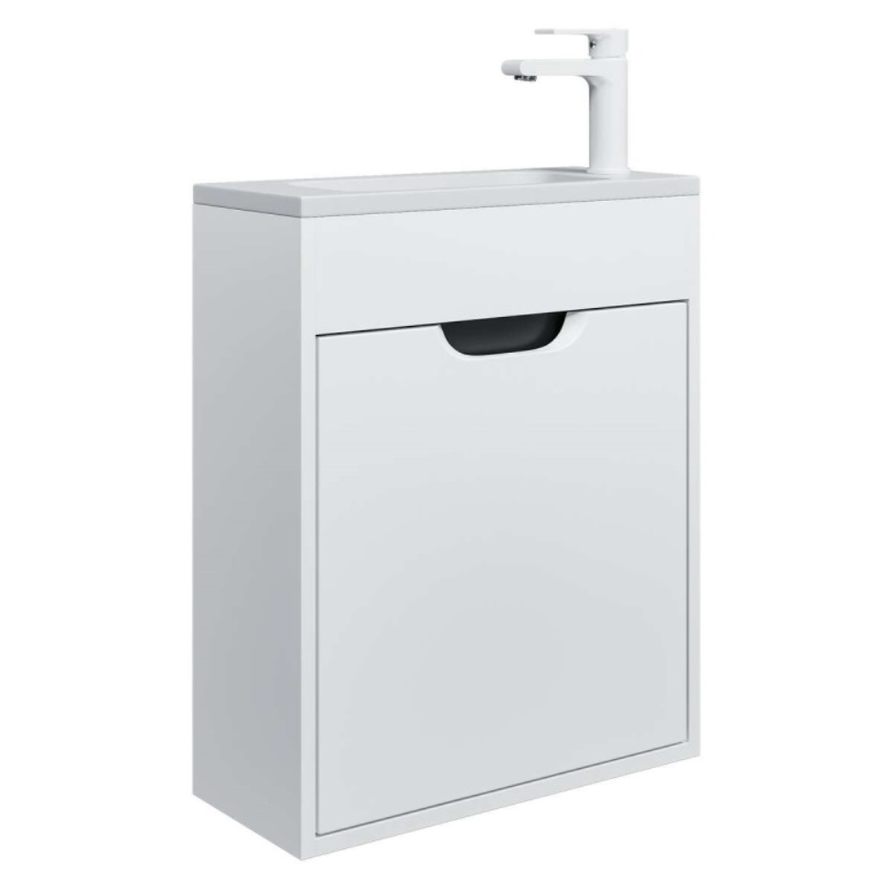 Тумба подвесная Uperwood Modul 50 правая Белый / Графит 2930205359 Тумба подвесная Uperwood Modul 50 правая Белый / Графит 2930205359