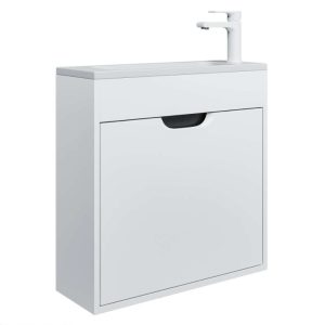 Тумба подвесная Uperwood Modul 60 правая Белый / Графит 2930205363