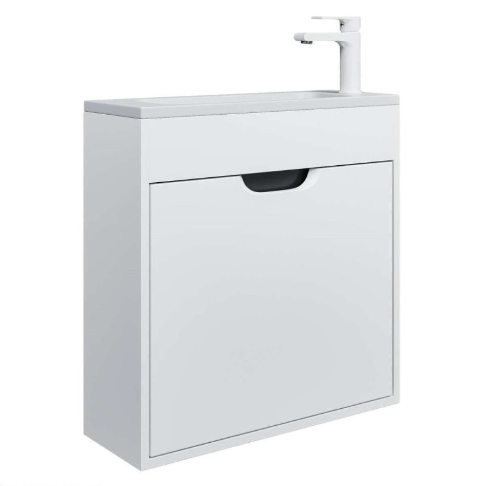 Тумба подвесная Uperwood Modul 60 правая Белый / Графит 2930205363 Тумба подвесная Uperwood Modul 60 правая Белый / Графит 2930205363