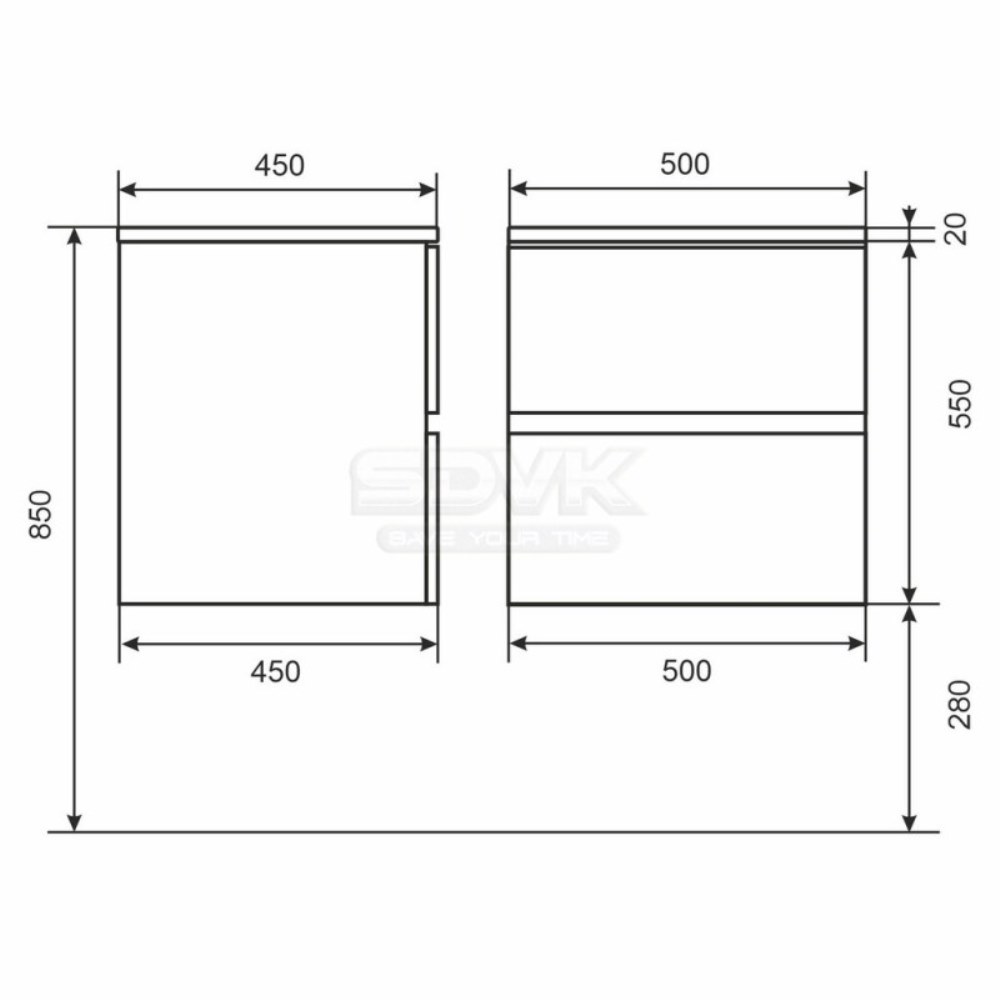 Тумба подвесная Uperwood Barsa 50 Черный / Дуб сонома 2937205252 Тумба подвесная Uperwood Barsa 50 Черный / Дуб сонома 2937205252 — изображение 4