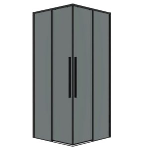 Тумба напольная Comforty Бредфорд 91 + раковина Дуб темный 00004148003CF Душевой уголок Grossman Galaxy 120х80 Черный / Тонированное 300.K33.01.1280.21.10