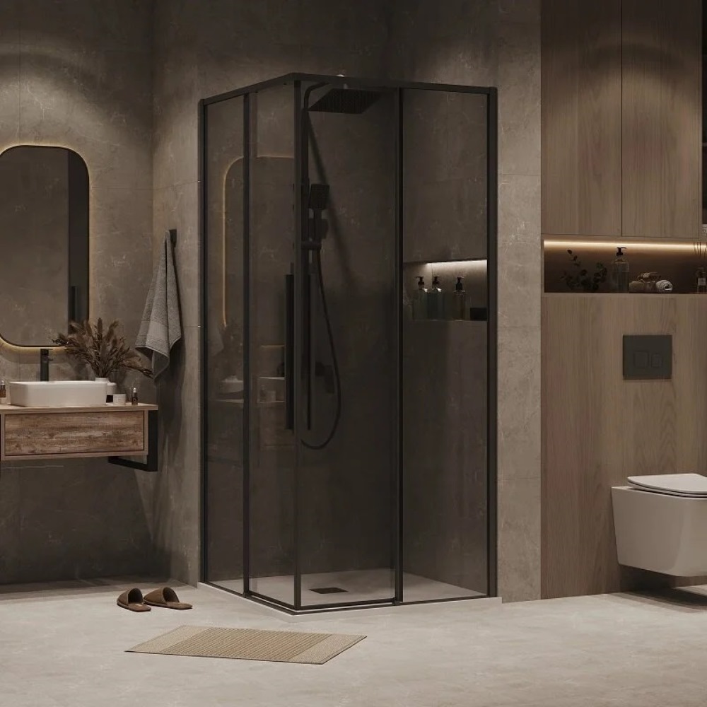 Душевой уголок Grossman Galaxy 120х80 Черный / Тонированное 300.K33.01.1280.21.10 Душевой уголок Grossman Galaxy 120х80 Черный / Тонированное 300.K33.01.1280.21.10 — изображение 2