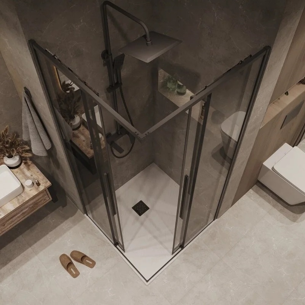 Душевой уголок Grossman Galaxy 120х80 Черный / Тонированное 300.K33.01.1280.21.10 Душевой уголок Grossman Galaxy 120х80 Черный / Тонированное 300.K33.01.1280.21.10 — изображение 3