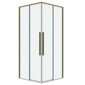 Душевой уголок Grossman Galaxy 120х80 Золото / Прозрачное 300.K33.01.1280.32.00