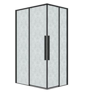 Душевой уголок Grossman Galaxy 90х70 Черный / Шиншила 300.K33.01.9070.21.02