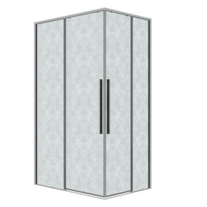 Душевой уголок Grossman Galaxy 90х80 Хром / Шиншила 300.K33.01.9080.10.02