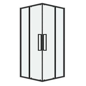 Душевой уголок Grossman Cosmo 100х100 Черный / Прозрачное 300.K33.02.1010.21.00