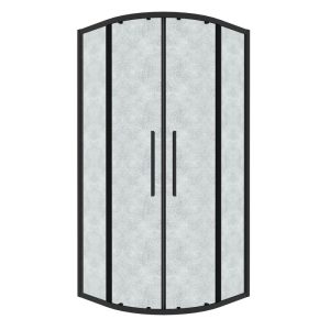 Душевой уголок Grossman Cosmo 90х90 Черный / Шиншила 301.K33.02.9090.21.02