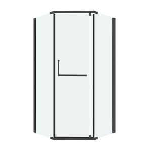 Душевой уголок Grossman Pragma 100х100 Графит / Прозрачное 302.K33.03.1010.42.00