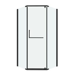 Душевой уголок Grossman Pragma 90х90 Черный / Прозрачное 302.K33.03.9090.21.00