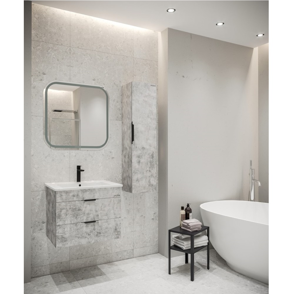 Пенал подвесной Grossman Кросс 30 Бетон 303006 Пенал подвесной Grossman Кросс 30 Бетон 303006 — изображение 2