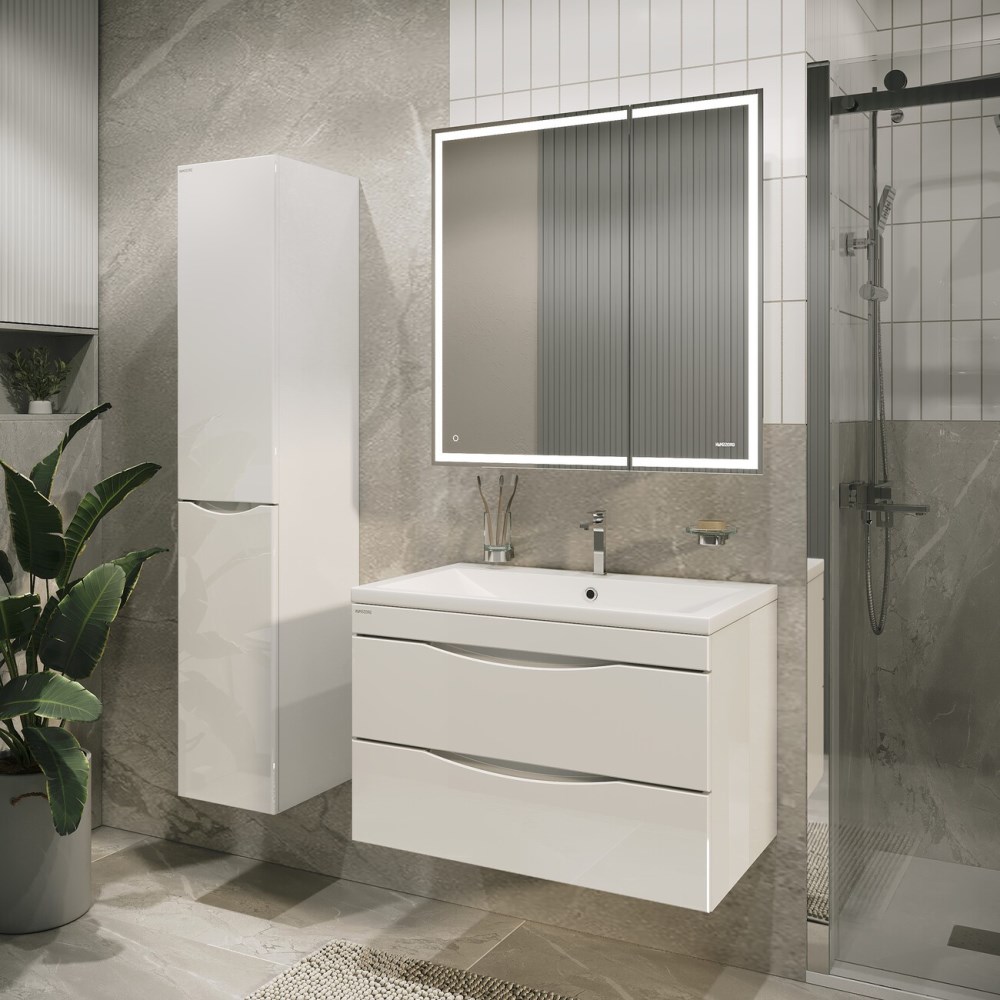 Пенал подвесной Grossman Виста 30 левый Белый глянцевый 303068 Пенал подвесной Grossman Виста 30 левый Белый глянцевый 303068 — изображение 3