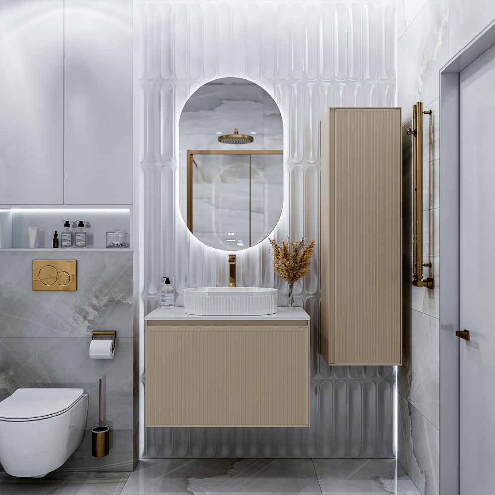 Пенал подвесной Grossman Кристалл 40 Бежевый матовый 303544 Пенал подвесной Grossman Кристалл 40 Бежевый матовый 303544 — изображение 3