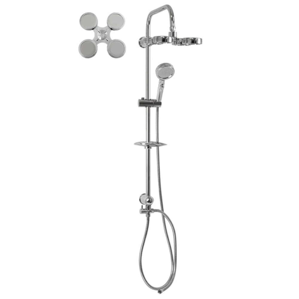 Душевая стойка Санакс Mak Хром глянцевый 3059 Душевая стойка Санакс Mak Хром глянцевый 3059